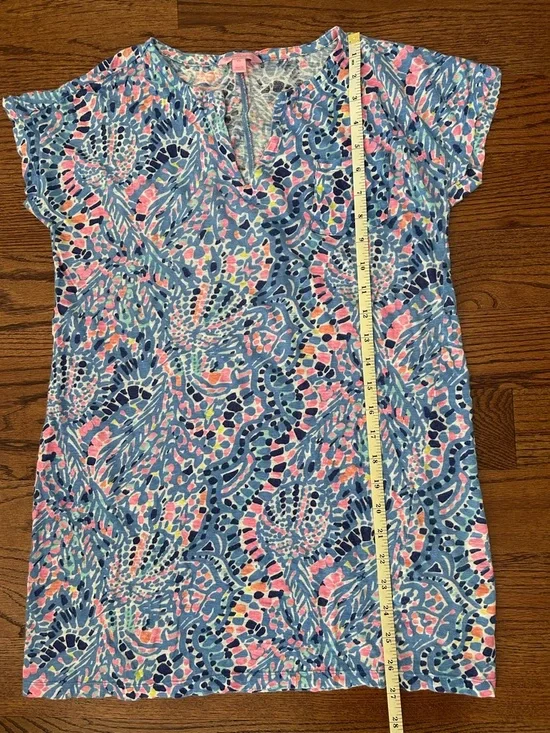 Lilly Pulitzer Duval Dress Tic Tac Tile Allover. Size XS - Picture 5 of 6
